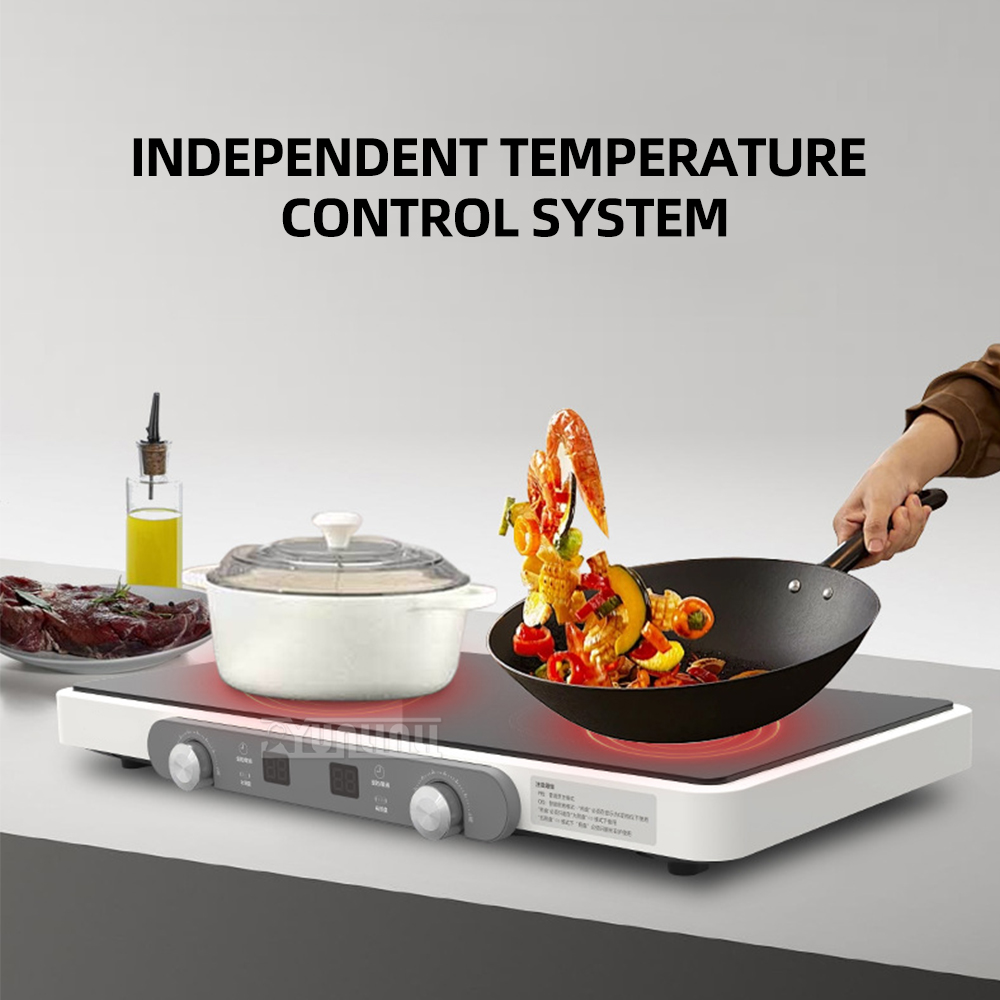 Hot Pot Portable Dual - Double Induction Cooker Kitchen Cooktop Multifunctional