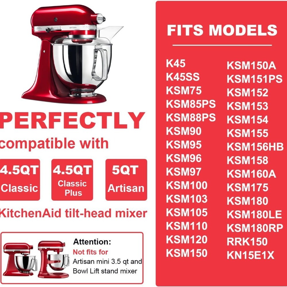 4.5-5 QT Mixer Bowl Stainless  - огляд і ціна Kitchenaid Mixer Artisan 5Qt