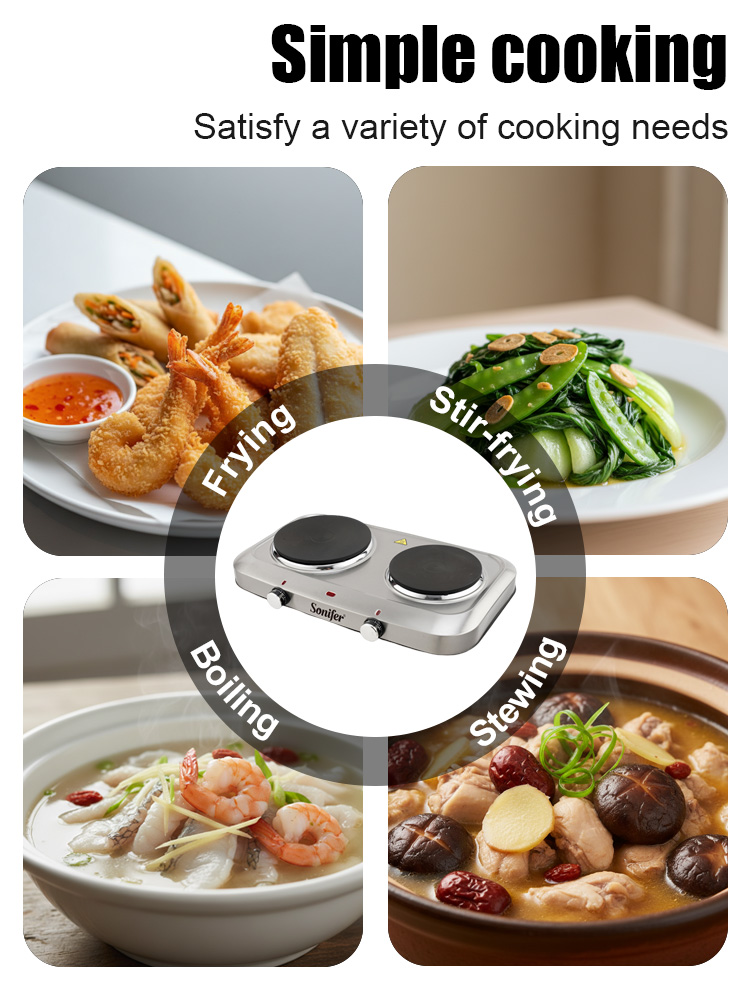 Double Burner Electric Stove S - огляд і ціна Hot Pot Portable Dual