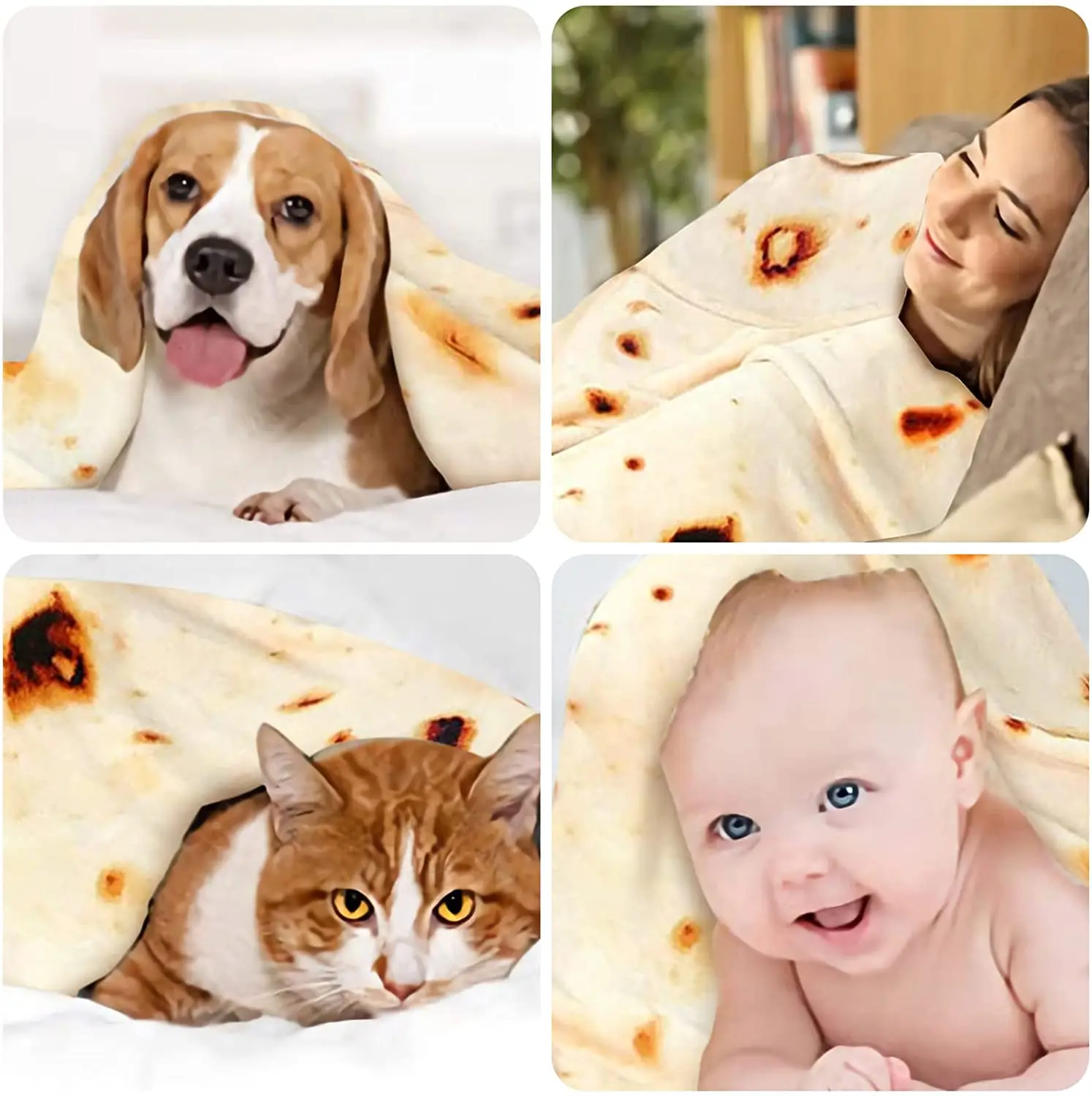 Super Soft Warm Flannel Burrit - огляд і ціна Tortilla Warmer Cloth