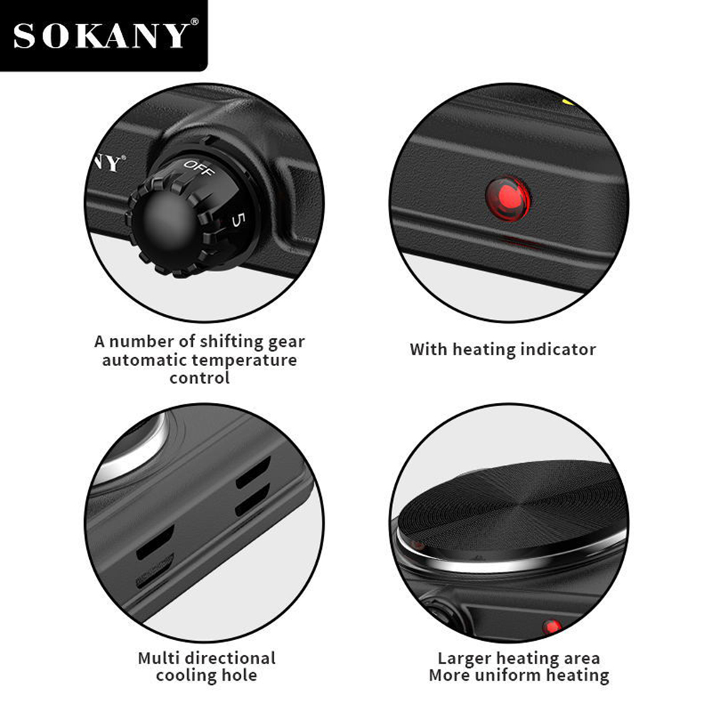 2000W High Power Dual Pot Elec - огляд і ціна Hot Pot Portable Dual
