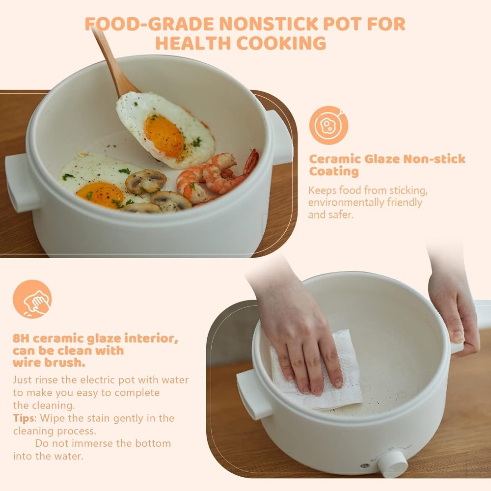 Electric Hot Pot, 3L Portable  - огляд і ціна Hot Pot Portable Dual