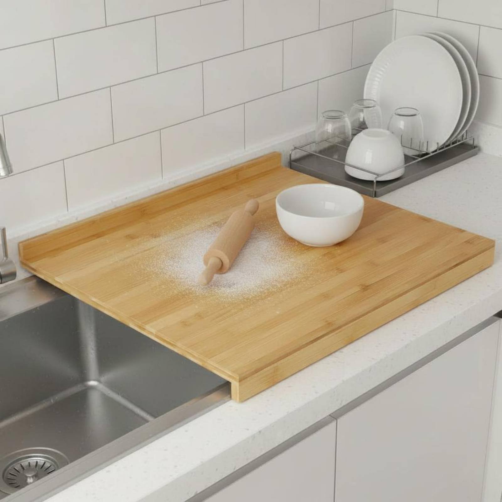 Over the Sink Cutting Board Mu - огляд і ціна Home Cooking Kitchen