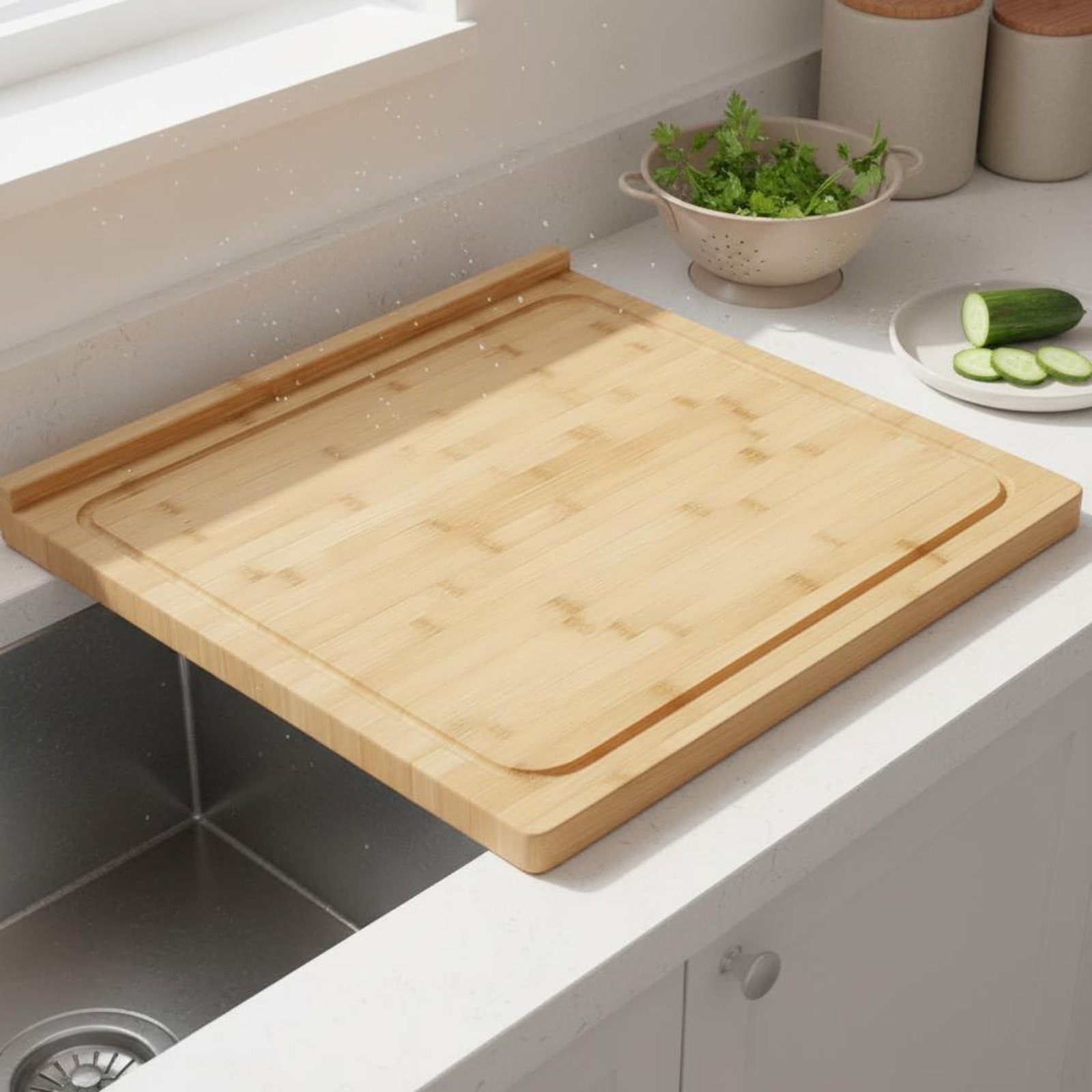 Over the Sink Cutting Board Mu - огляд і ціна Home Cooking Kitchen