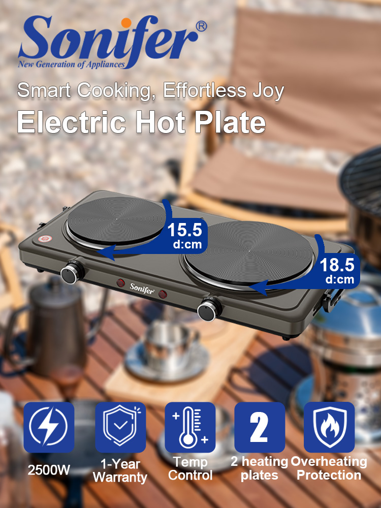 Sonifer SF-3071 Double Electri - огляд і ціна Hot Pot Portable Dual