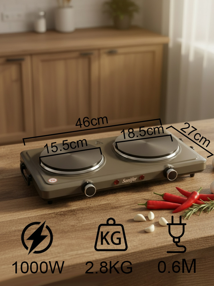 Sonifer SF-3071 Double Electri - огляд і ціна Hot Pot Portable Dual