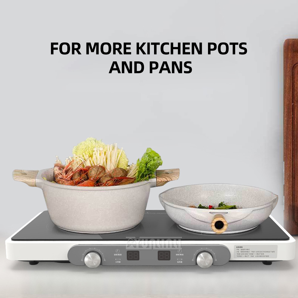 Double Induction Cooker Kitche - огляд і ціна Hot Pot Portable Dual